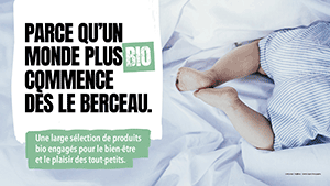 Chez Biocoop, on accueille Bébé avec le meilleur de la Bio