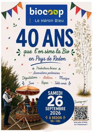 Biocoop Le Héron Bleu fête ses 40 ans !