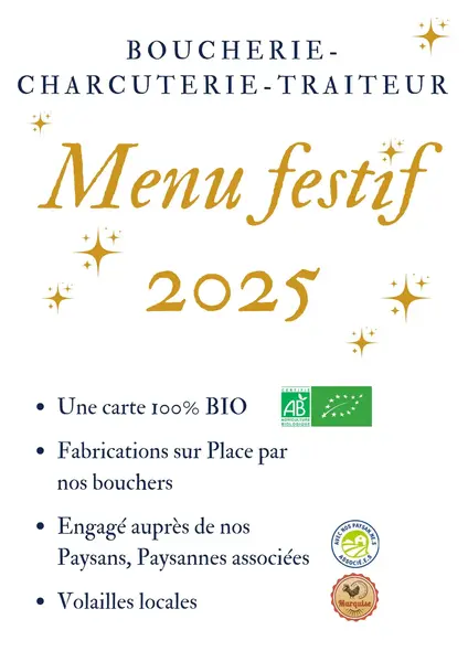 Carte Boucherie -Charcuterie - Traiteur